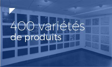 400 variétés de produits